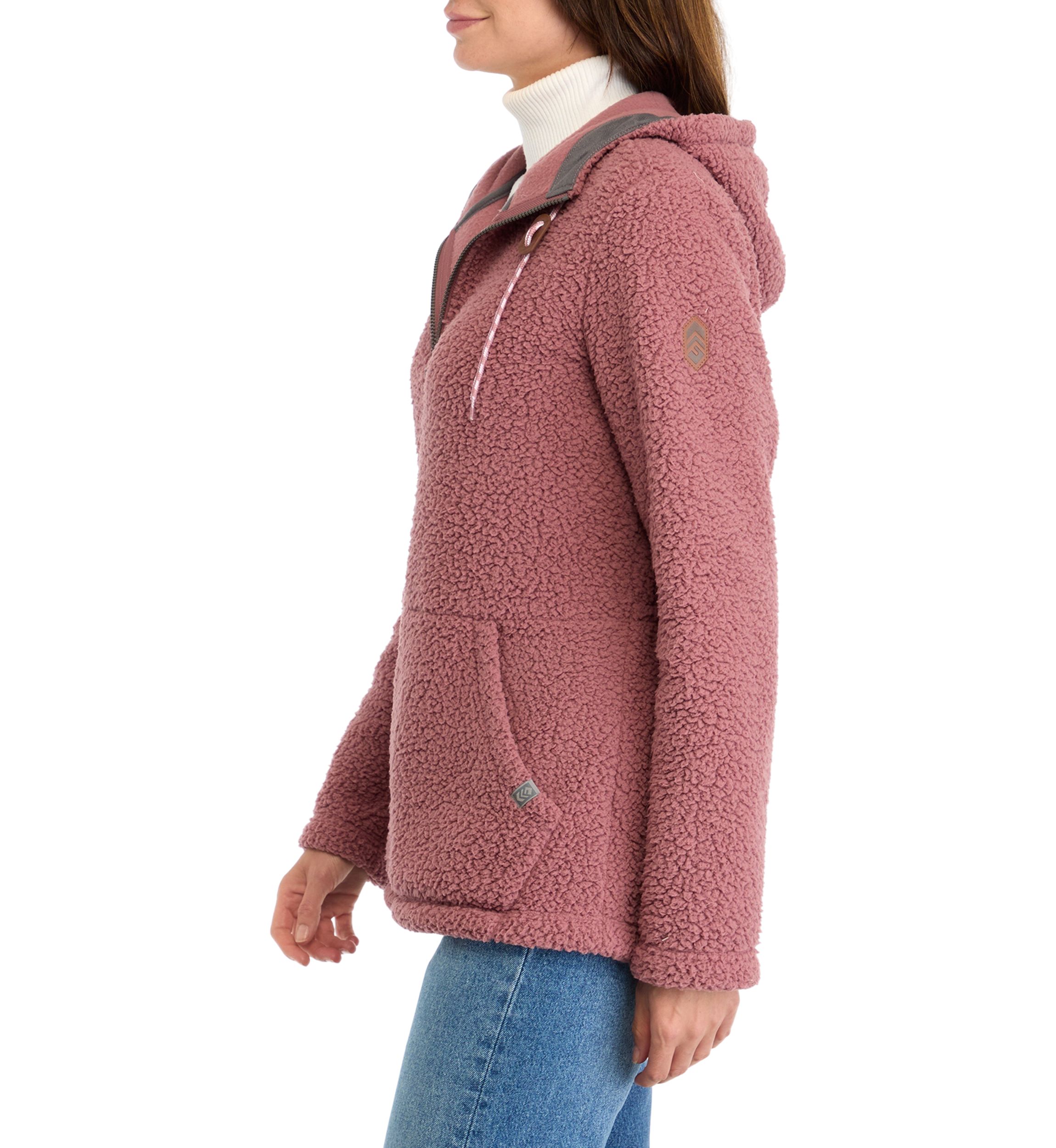 Womens Alpaca Fleece Anorak Jacket
