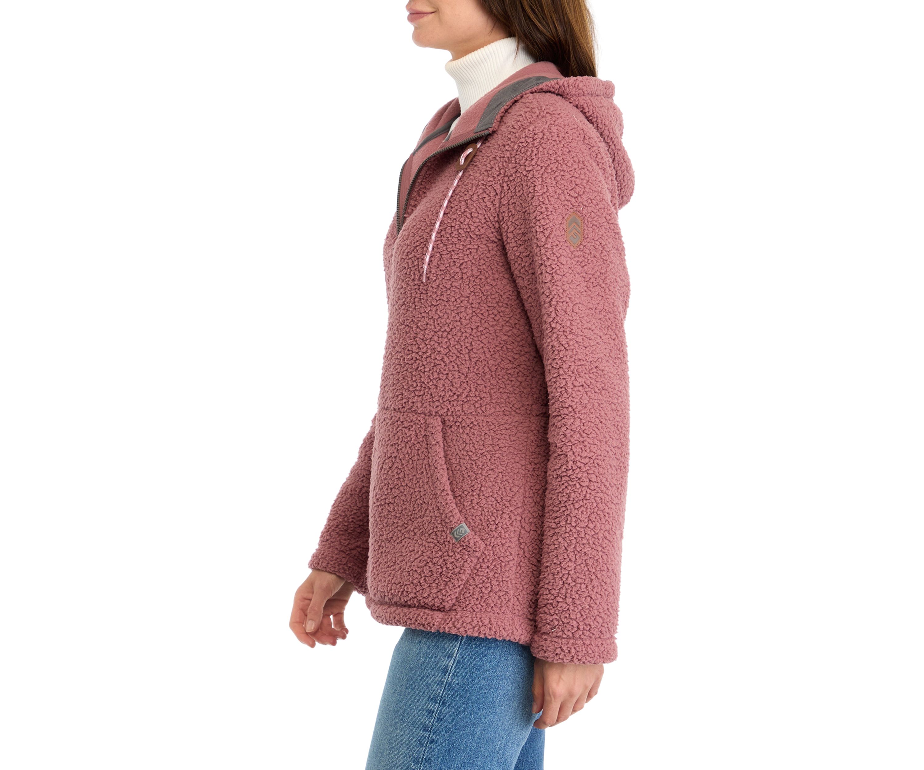Womens Alpaca Fleece Anorak Jacket