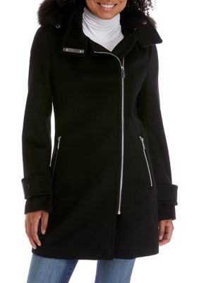 Calvin Klein Asymmetrical Zip Front Jacket | belk