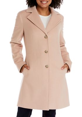 Calvin Klein Single Breasted Wool Coat | belk