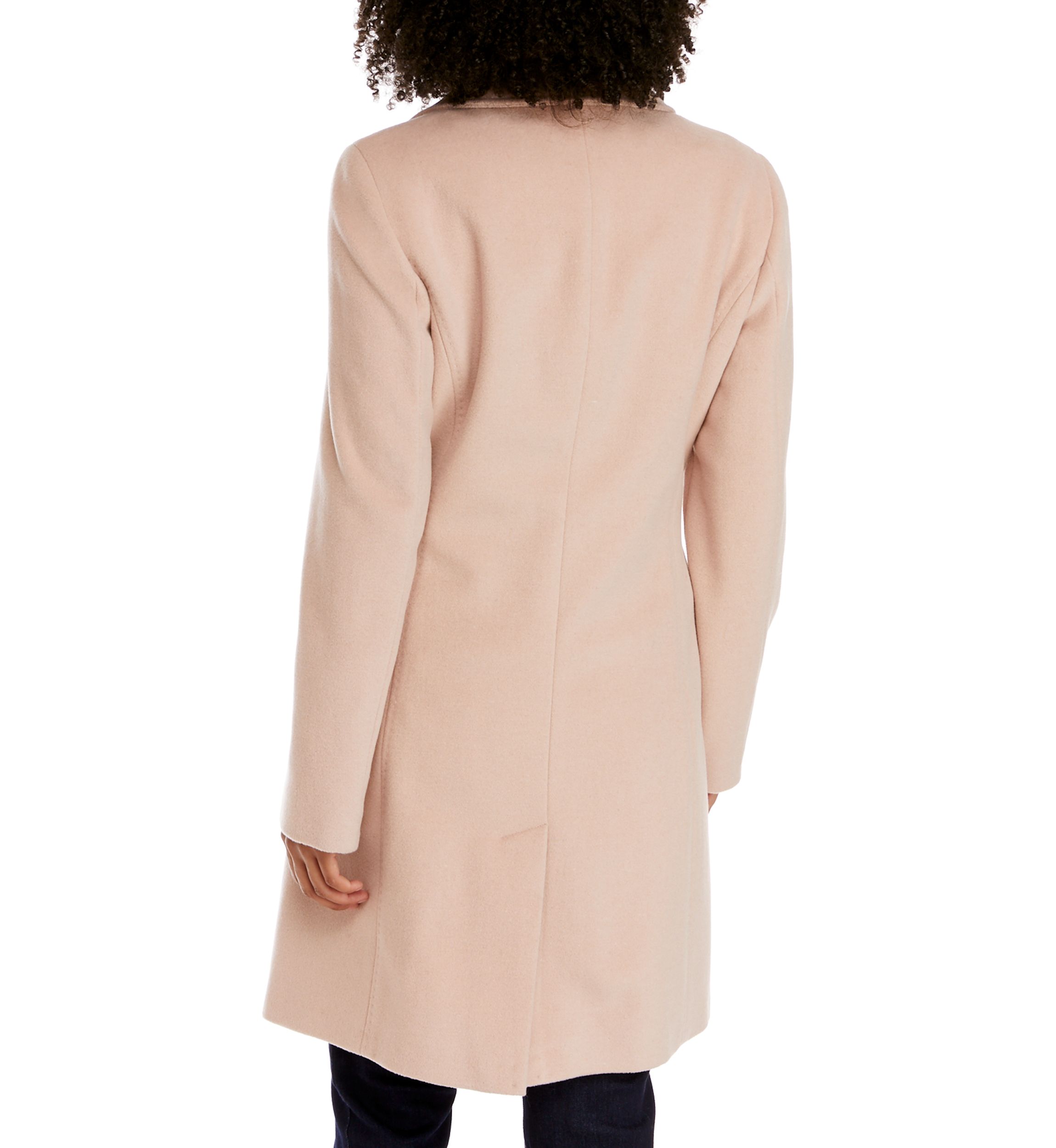 Single Breasted Wool Coat 