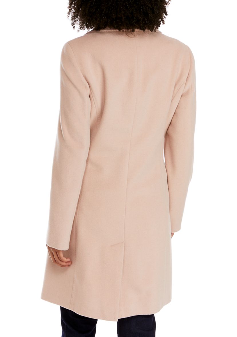 Single Breasted Wool Coat 