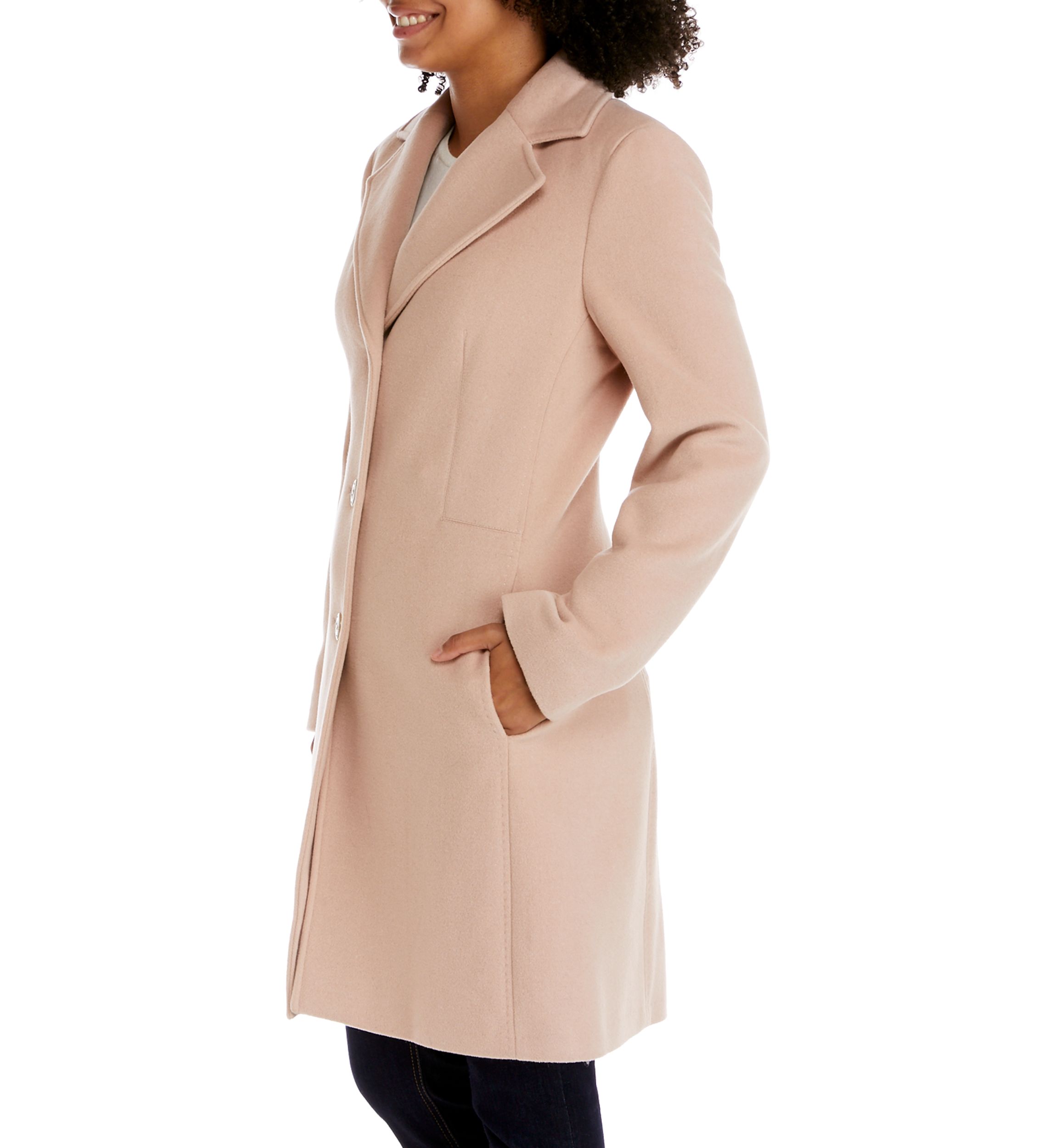 Single Breasted Wool Coat 