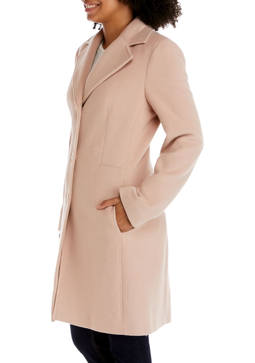 Single Breasted Wool Coat 