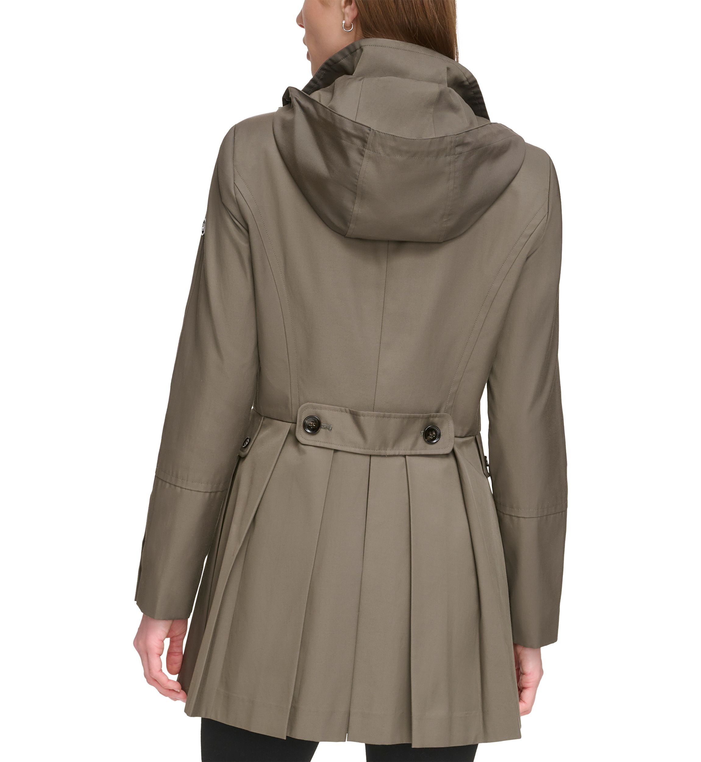 Womens Skirted Trench Coat