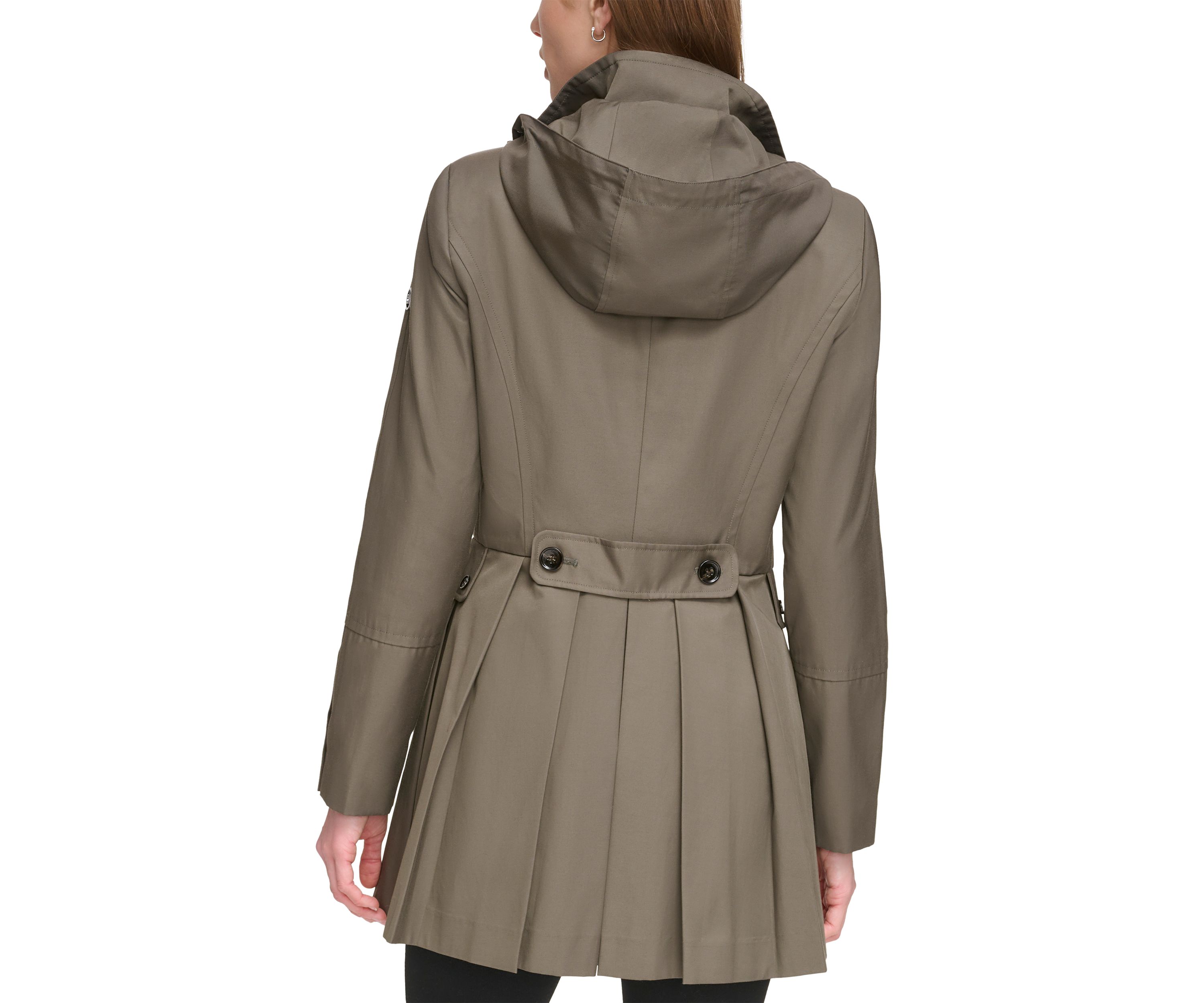 Womens Skirted Trench Coat