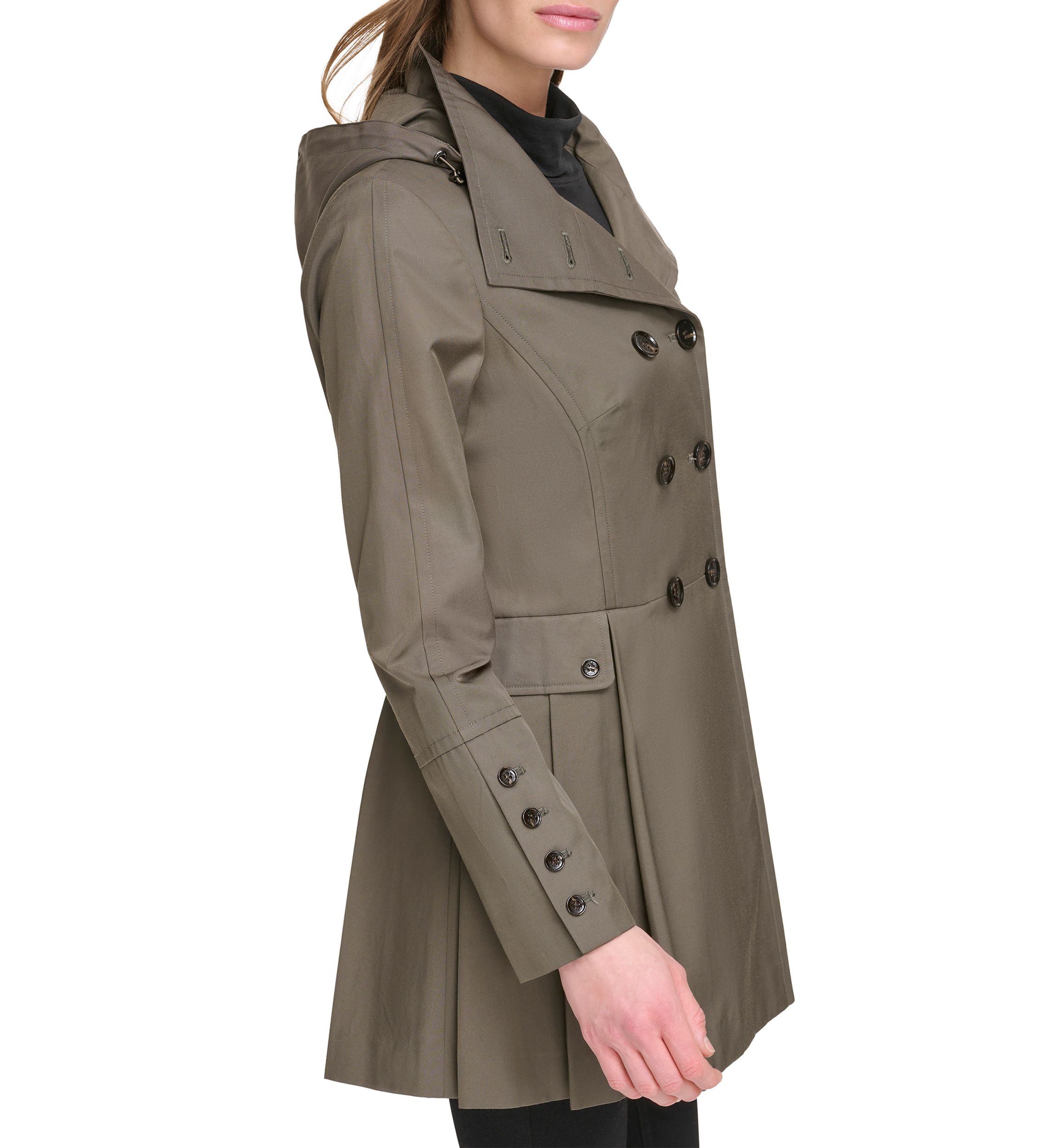 Womens Skirted Trench Coat