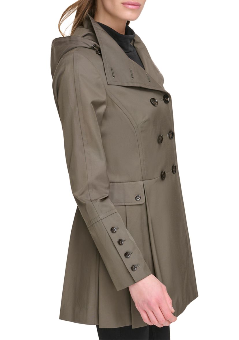 Womens Skirted Trench Coat