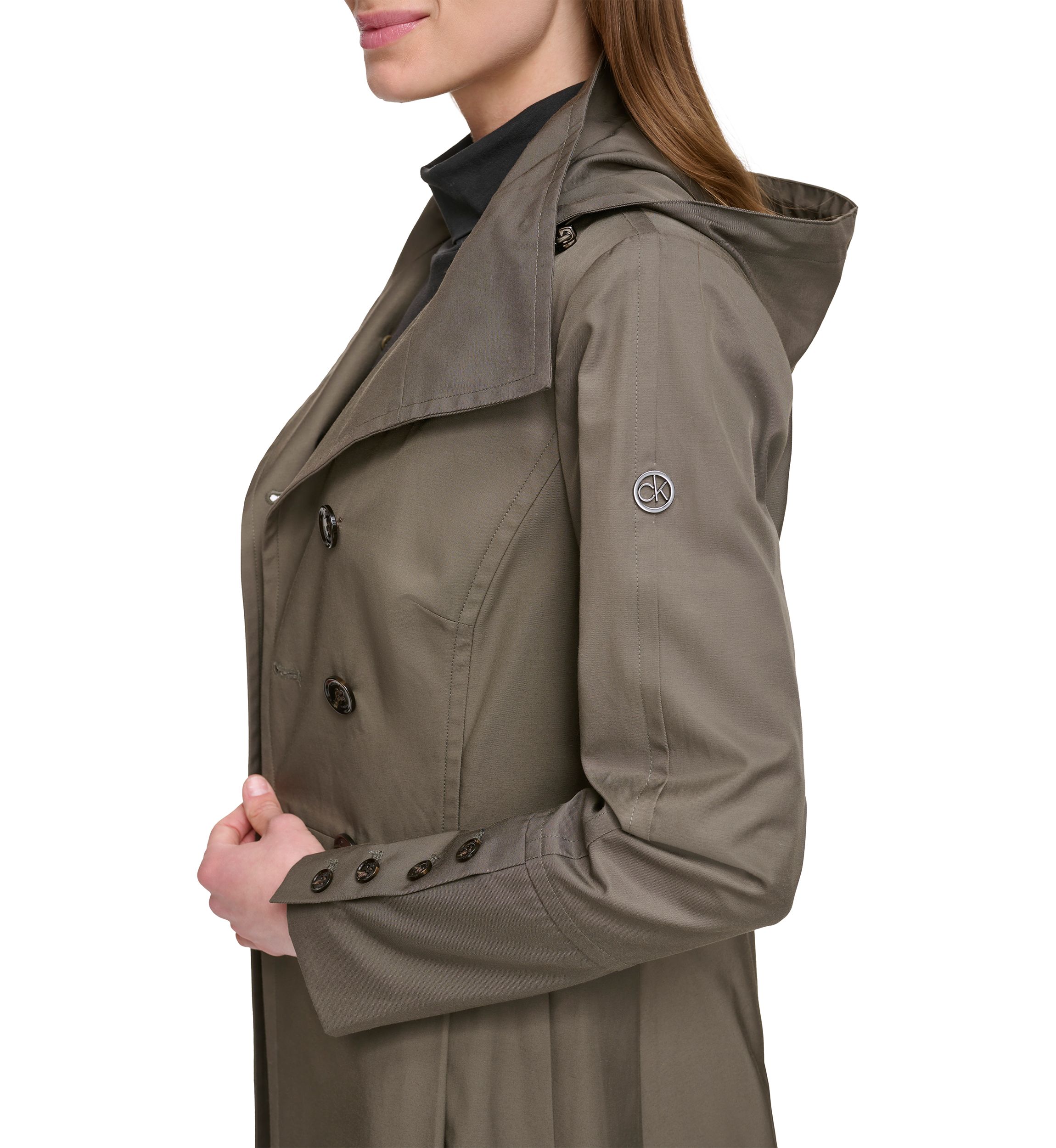 Womens Skirted Trench Coat