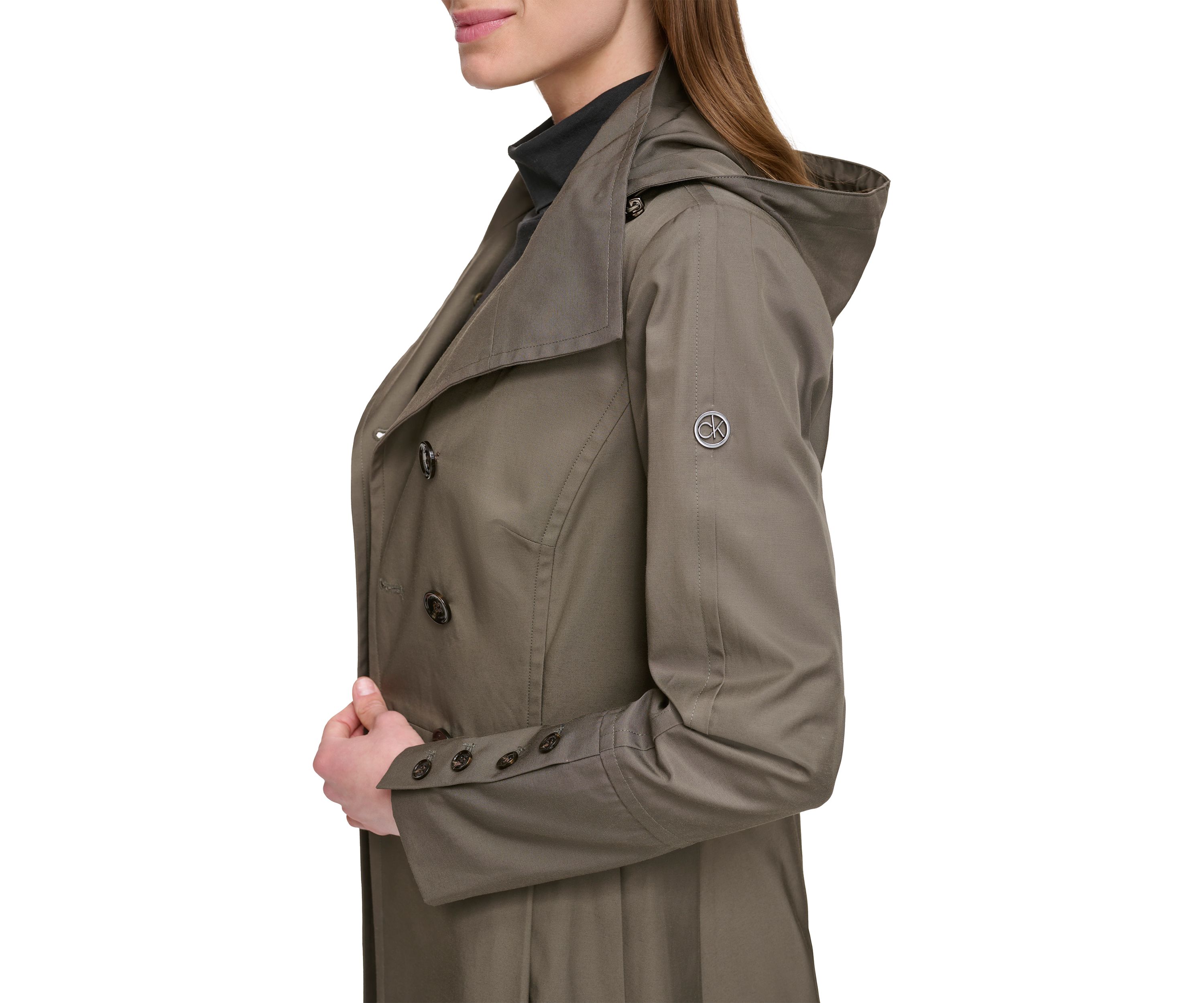 Womens Skirted Trench Coat