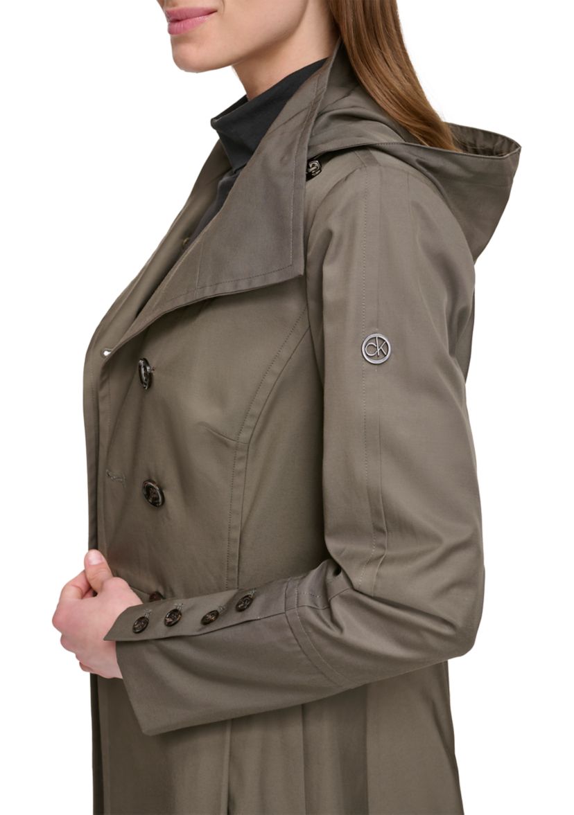 Womens Skirted Trench Coat