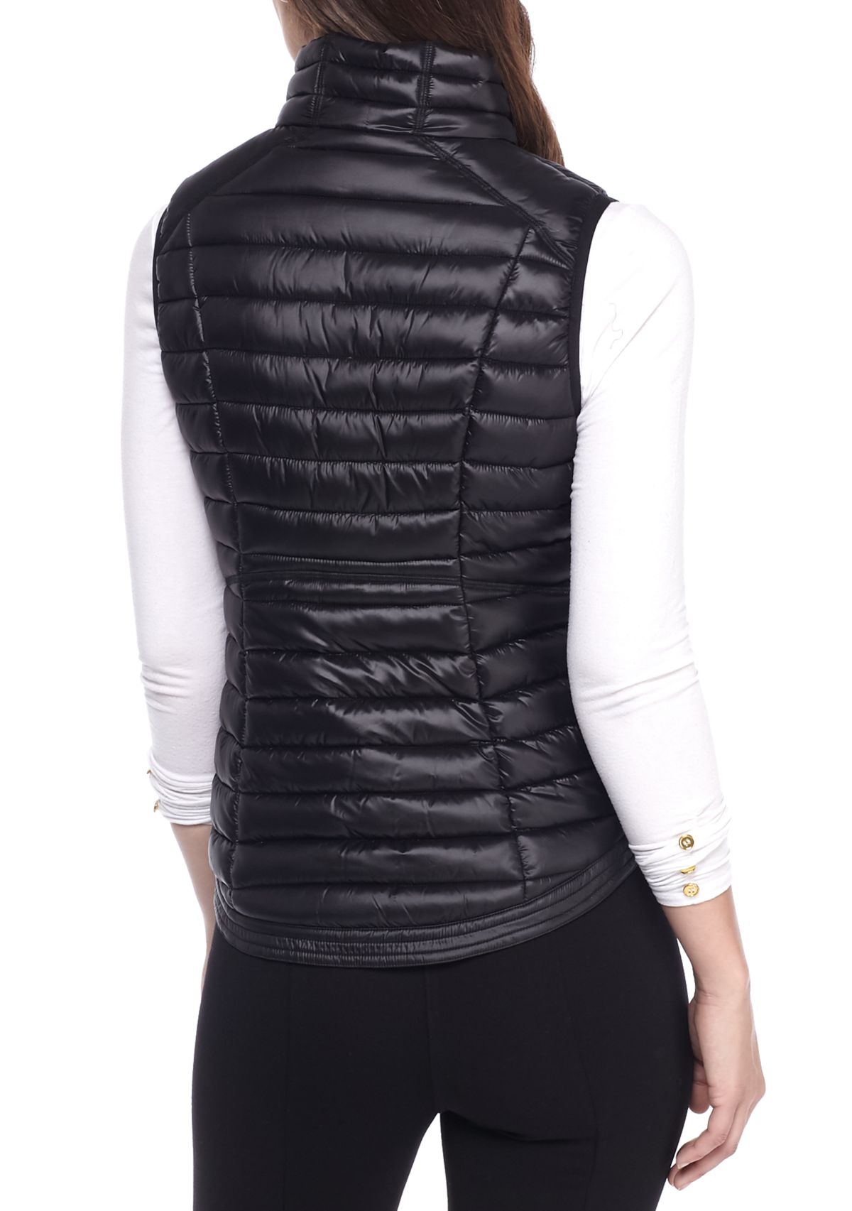 Horizontal Stretch Back Yoke Vest