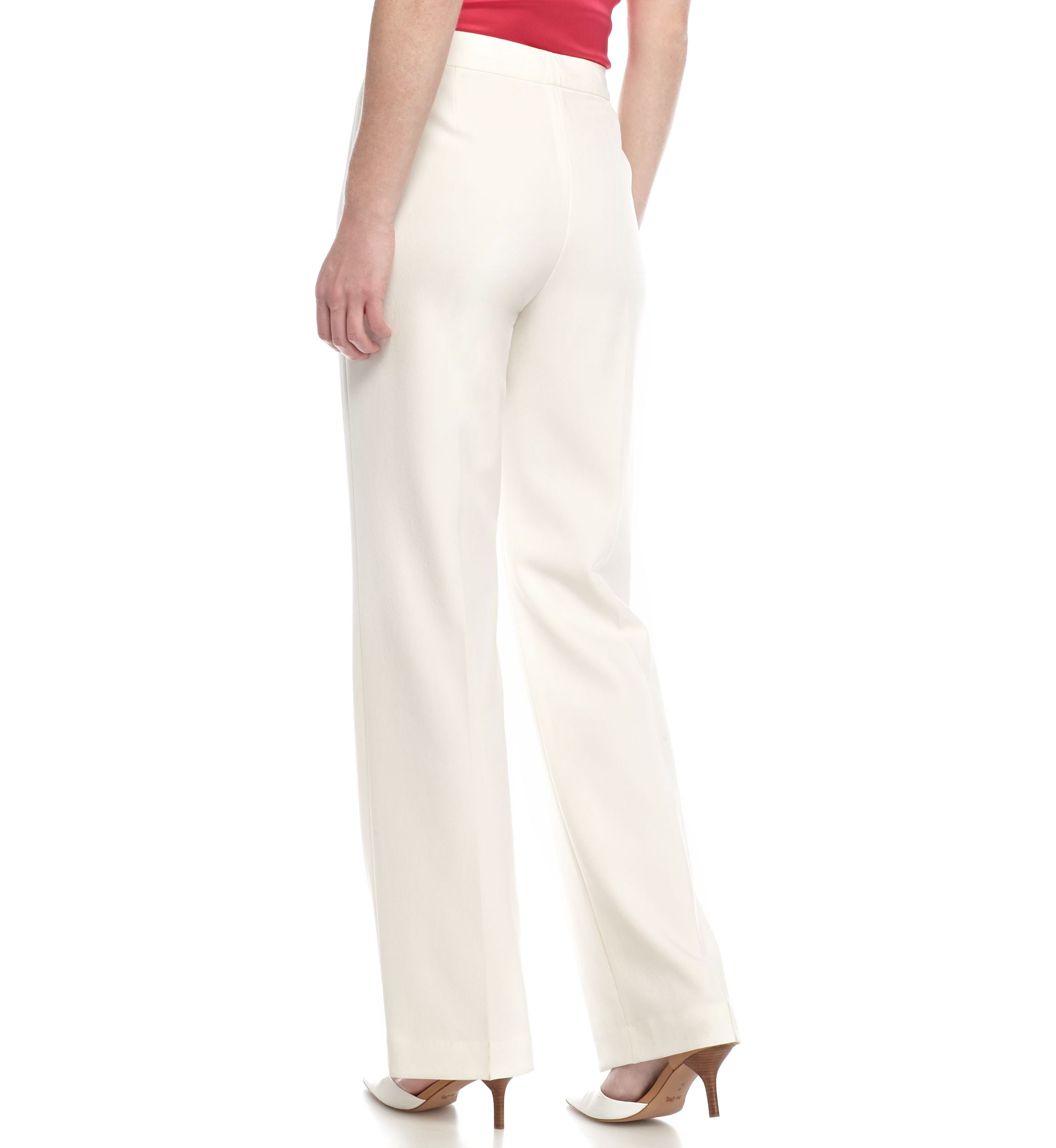 Womens Stretch Crepe Trouser Pants