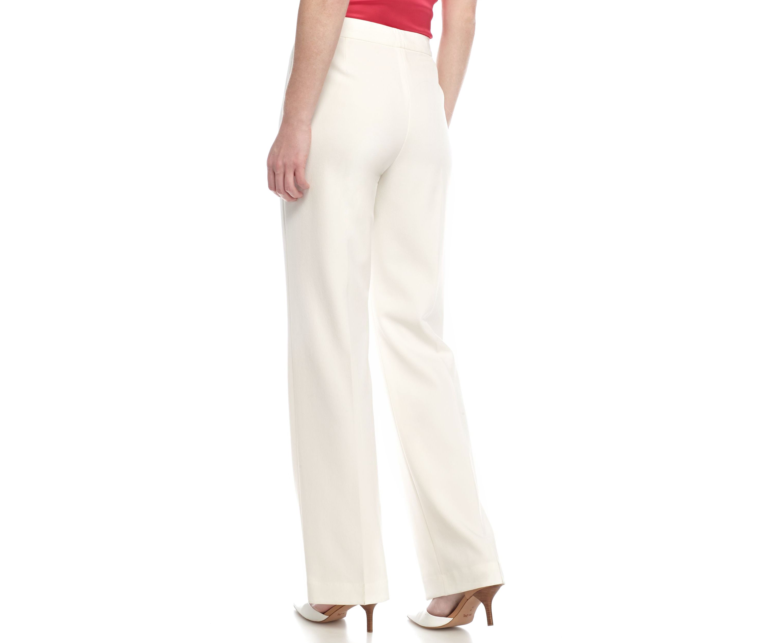 Womens Stretch Crepe Trouser Pants
