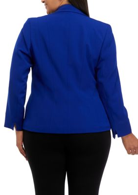 Kasper hot sale blue blazer