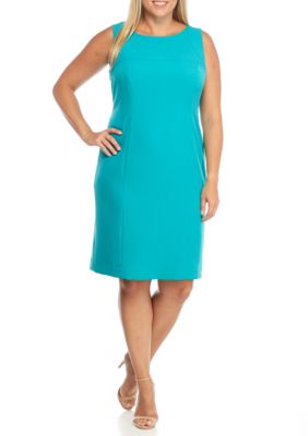 Kasper Plus Size Stretch Crepe Sheath Dress | belk