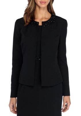 Kasper Embellished Flyaway Jacket | belk