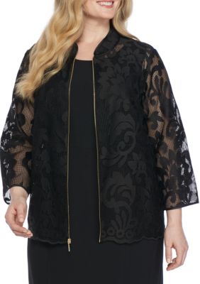 kasper plus size lace cam