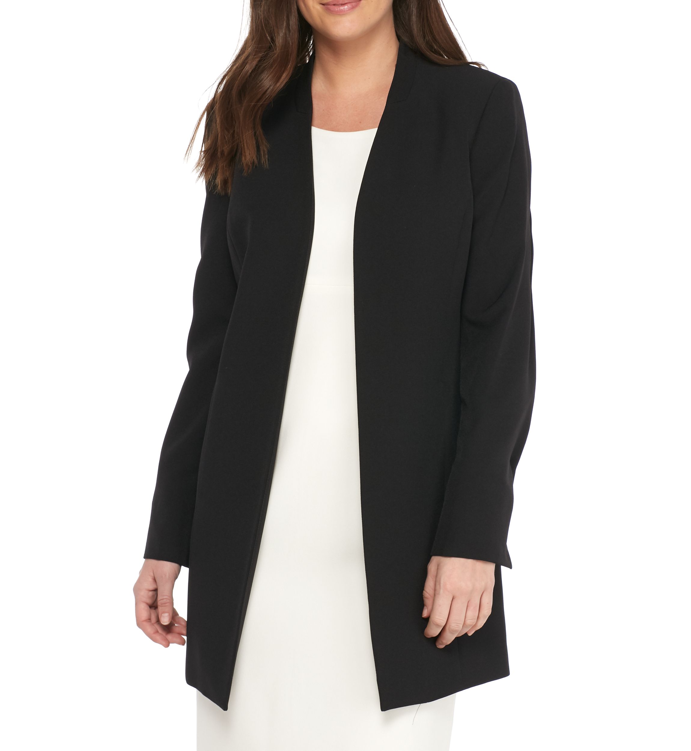 Womens Stretch Crepe Blazer