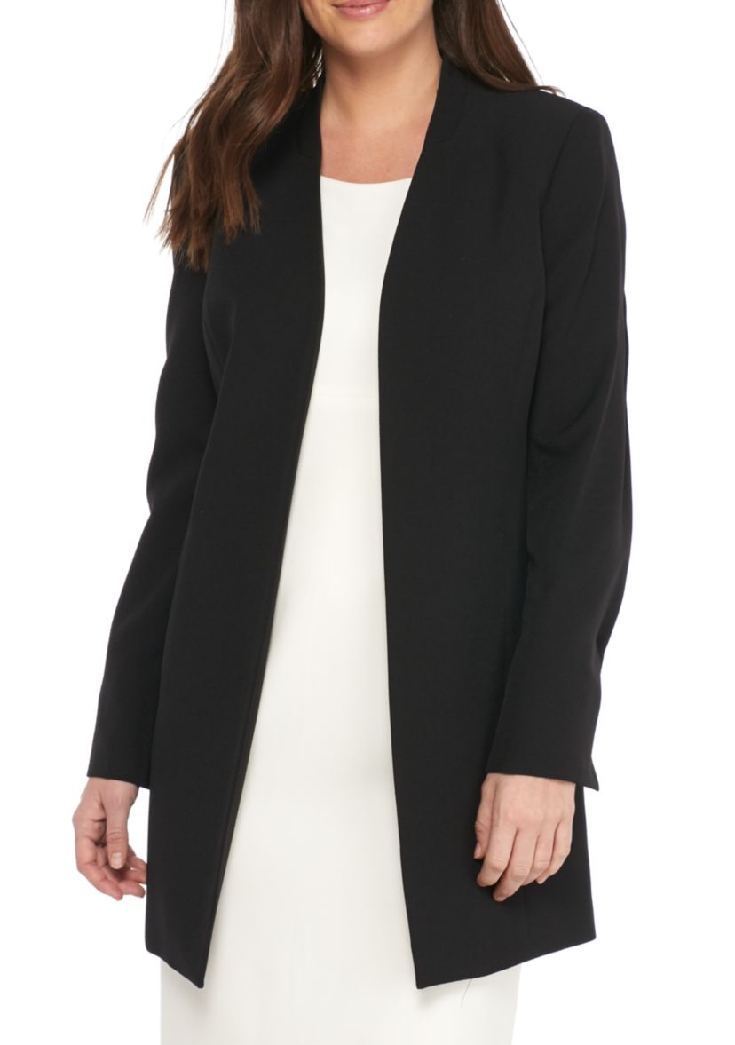 Womens Stretch Crepe Blazer
