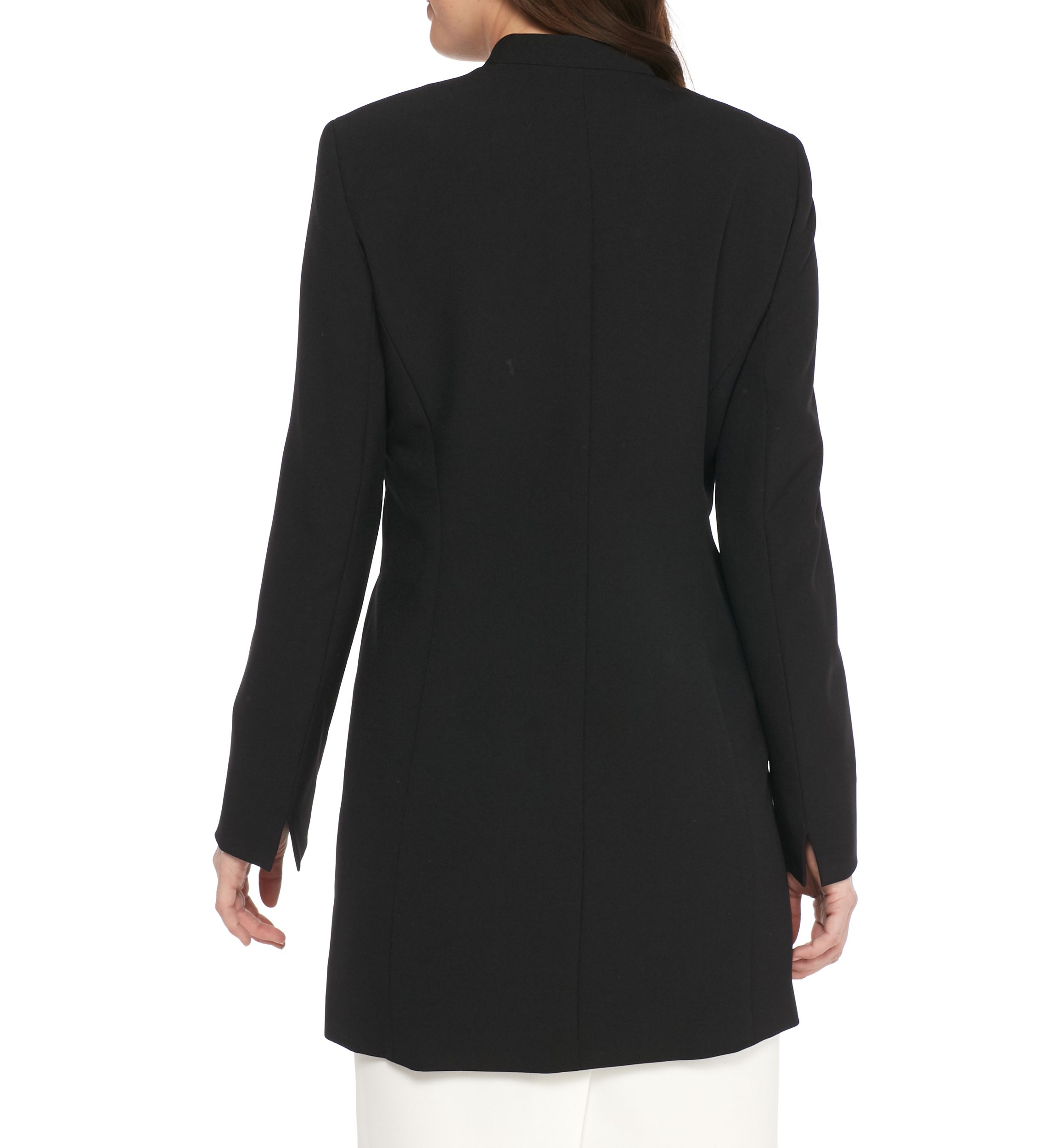 Womens Stretch Crepe Blazer