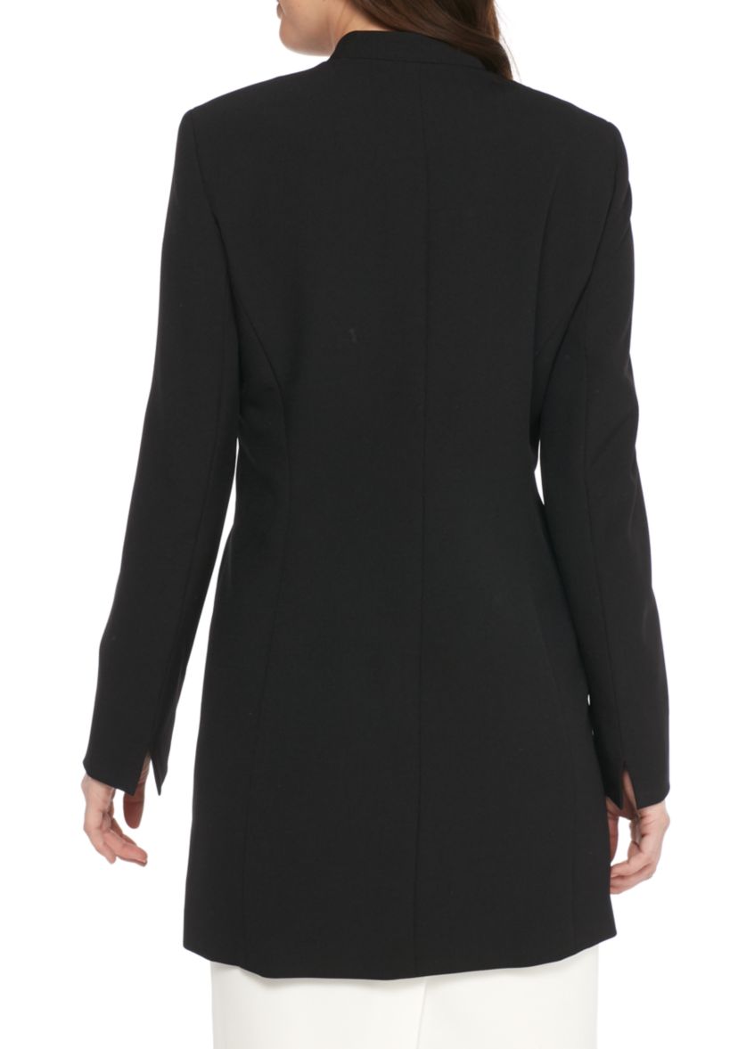 Womens Stretch Crepe Blazer