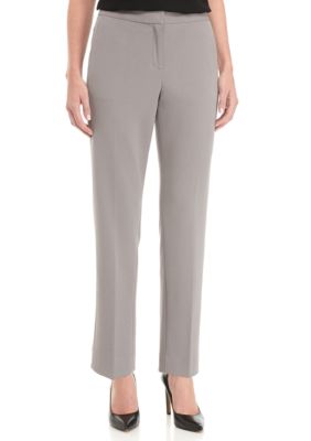 Kasper Petite Solid Crepe Pants | belk