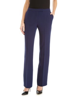 kasper petite elastic side crepe pant