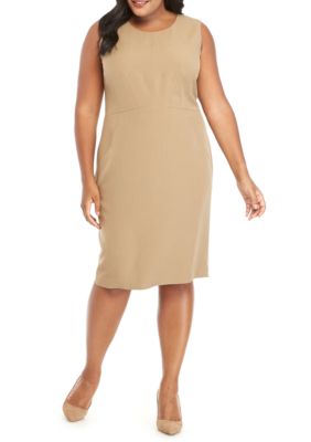 kasper plus size embellished pencil skir