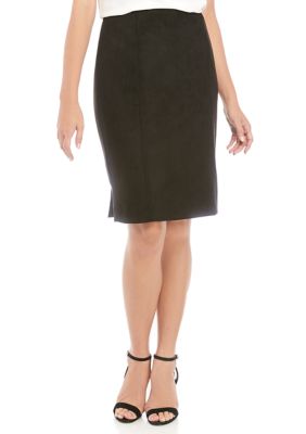 Kasper Women's Ultra Suede Slim Skirt | belk