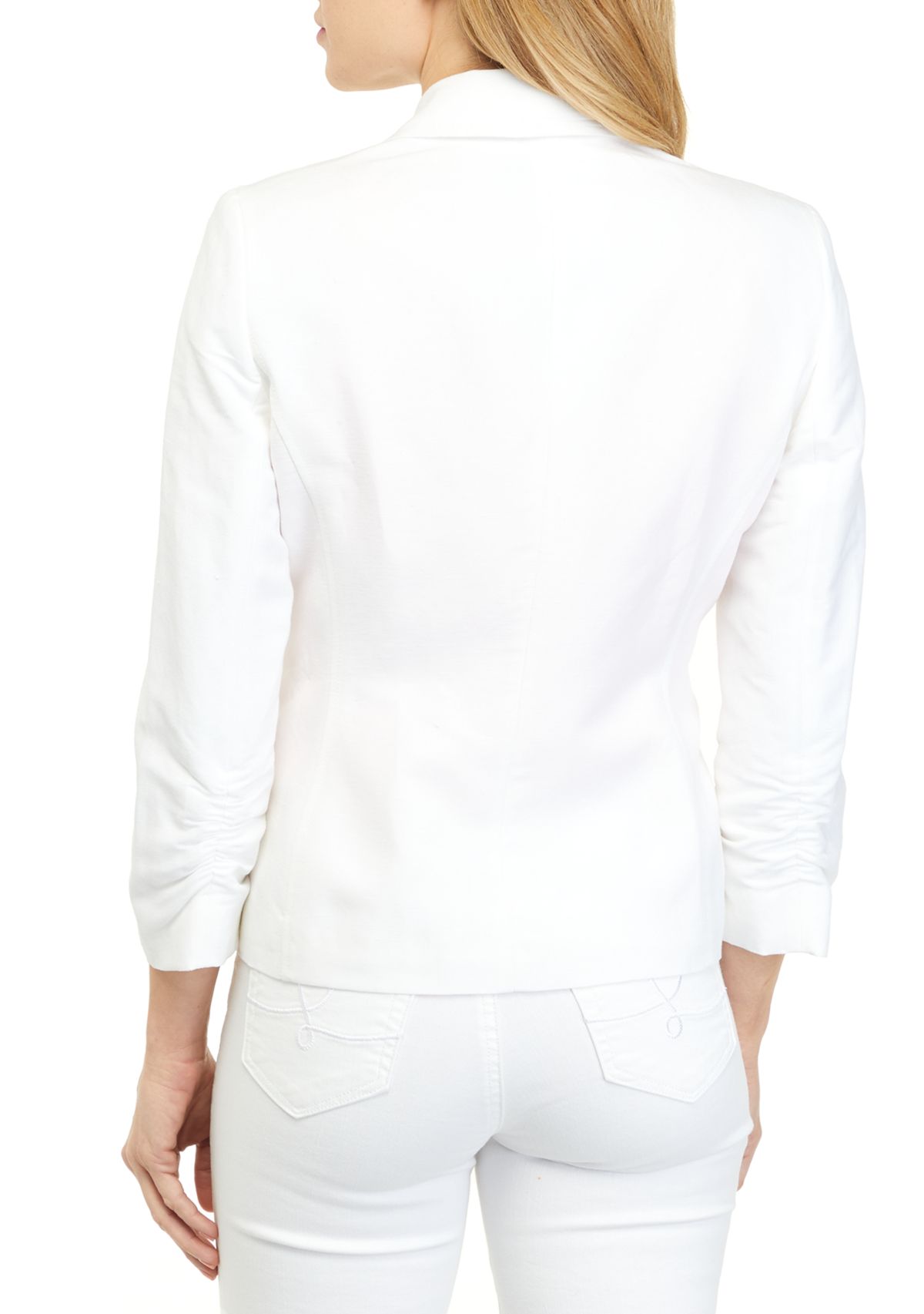 Petite Toggle Linen Jacket