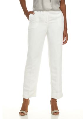 Kasper Women's Side Elastic Linen Pants | belk