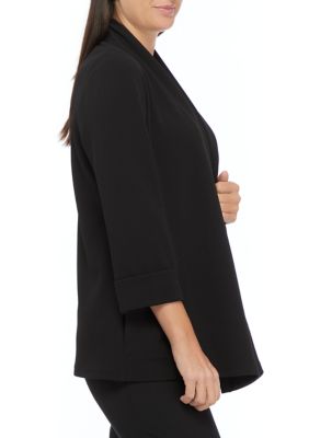 Women's Cardigan Jacket with Seam Pockets