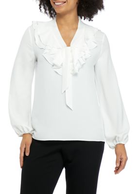 belk white blouses