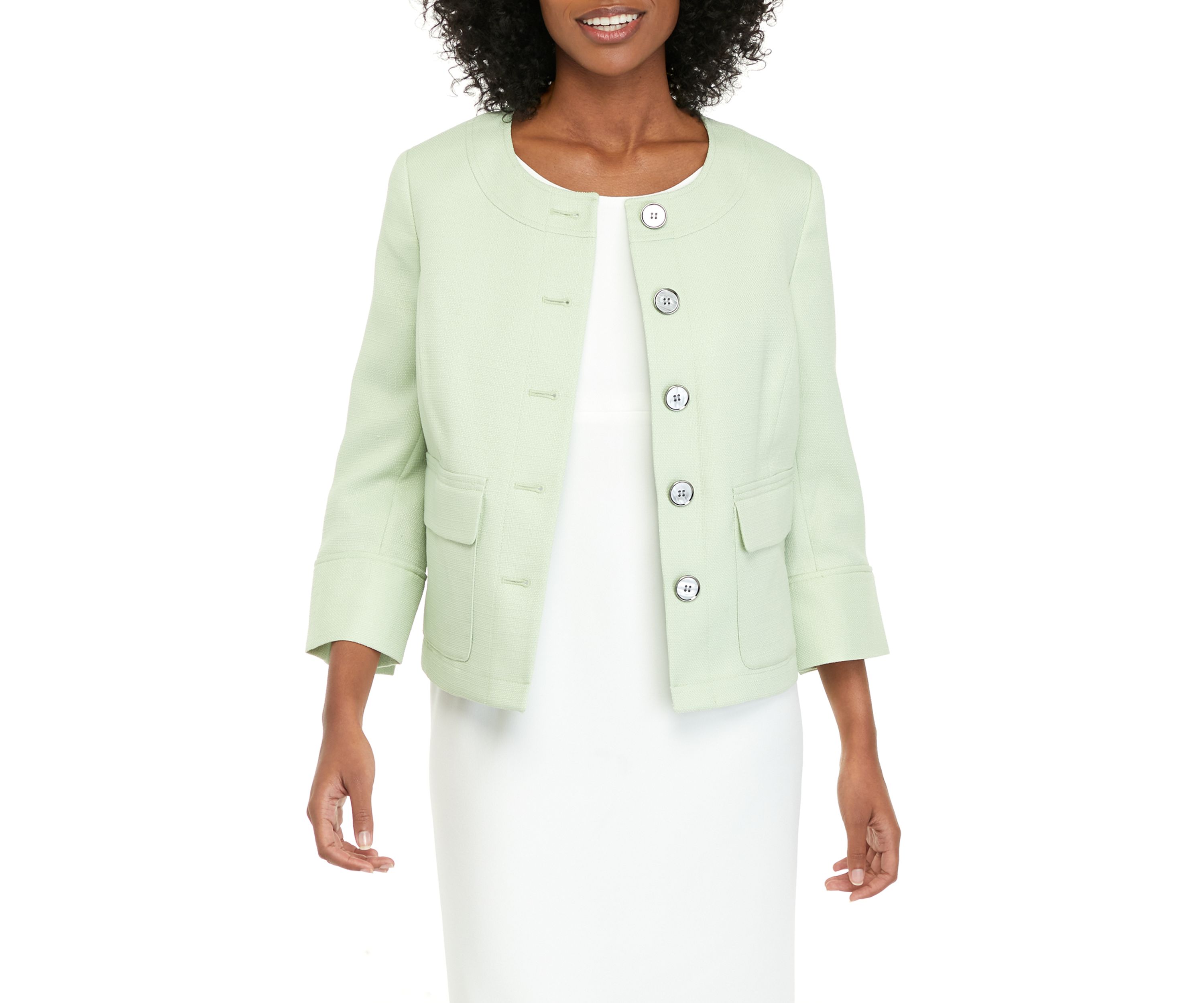 Five Button Tweed Jacket