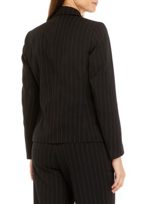 Kasper Separates Blazer Women's Size 16 Black Button Front Long Sleeve  Lined – St. John's Institute (Hua Ming)