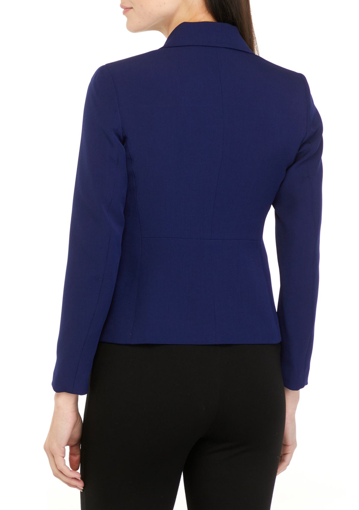 Petite  Two Button Flap Pocket Blazer