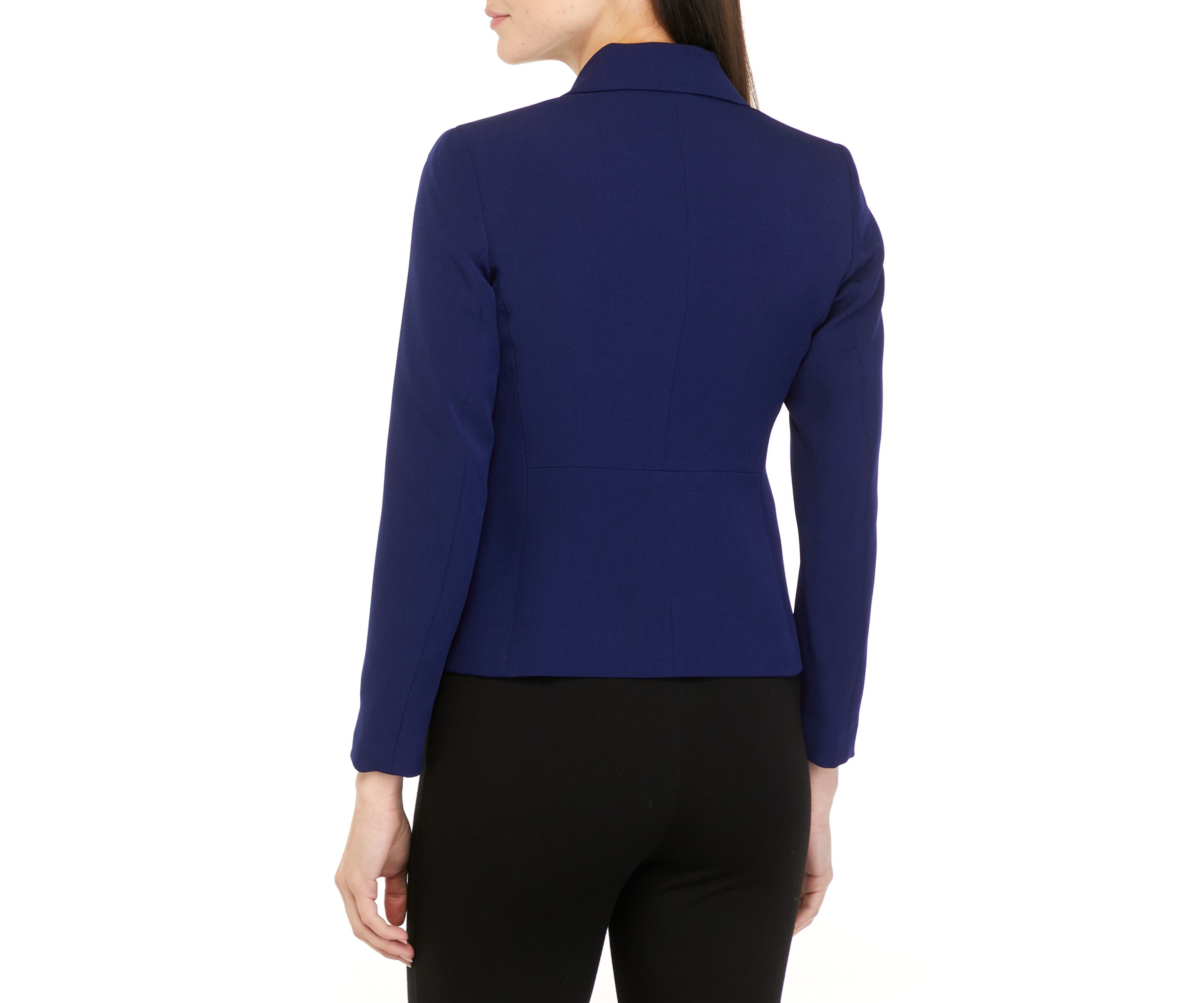 Petite  Two Button Flap Pocket Blazer