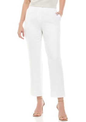 Kasper Women's Elastic Back Pants with Side Slits | belk