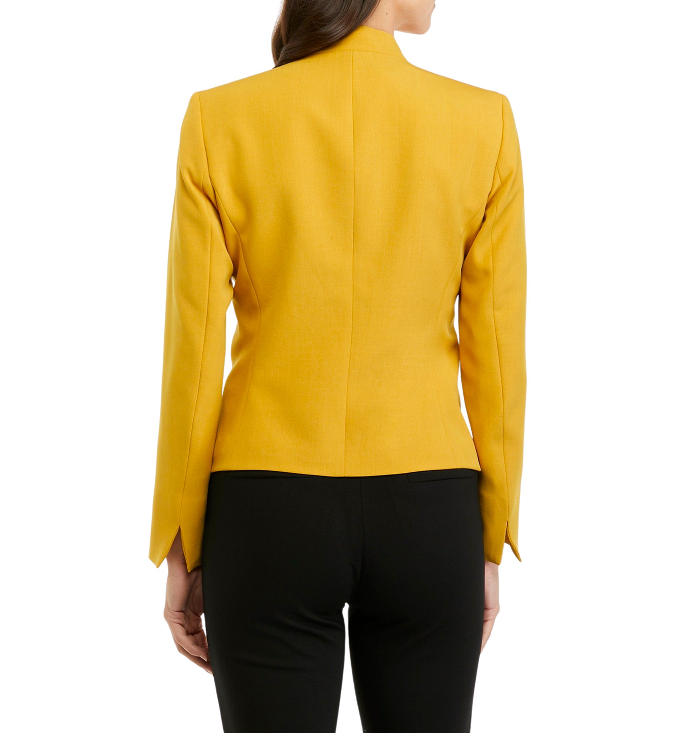 Womens Long Sleeve Zip Pocket Kissing Front Jacket 