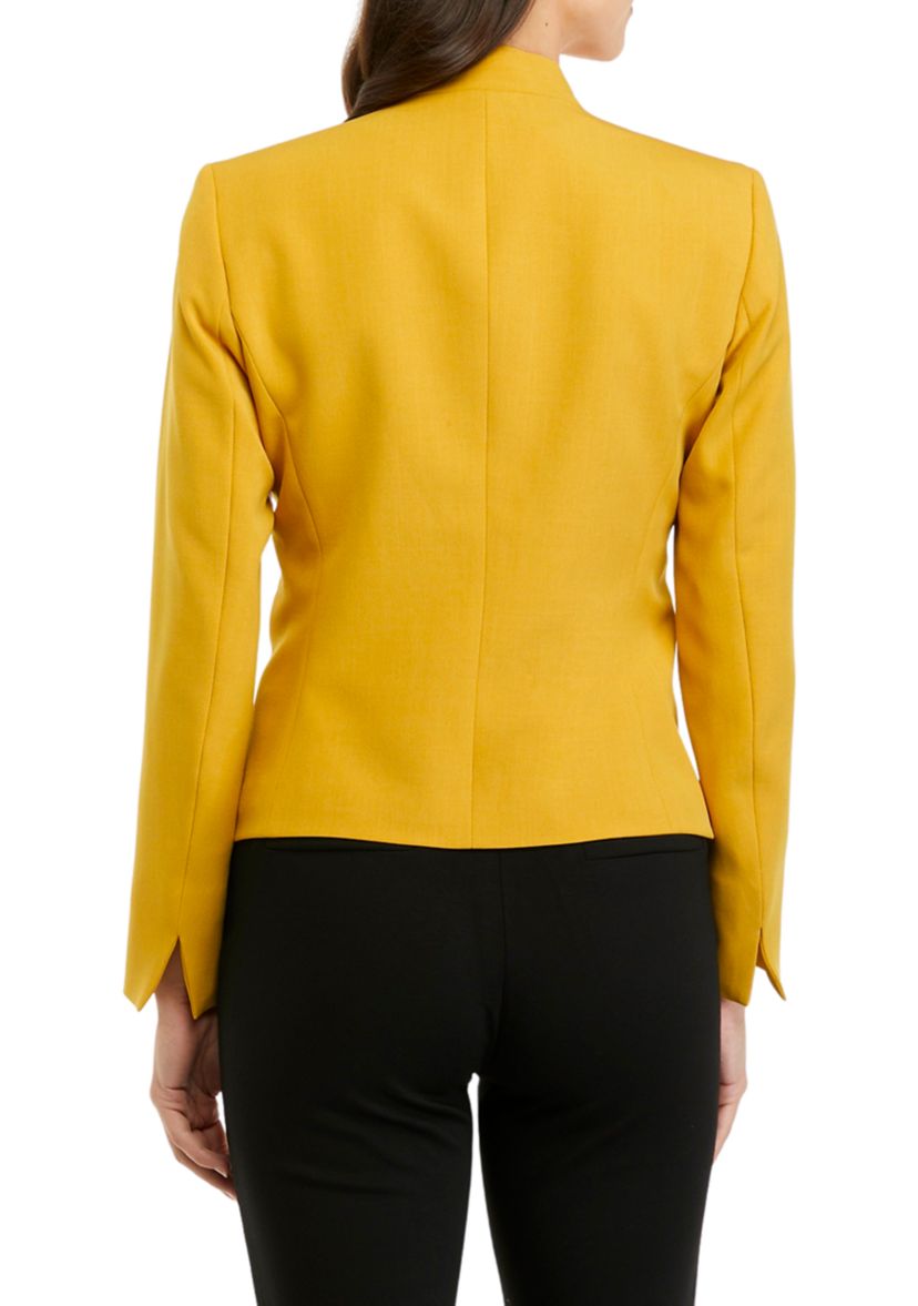Womens Long Sleeve Zip Pocket Kissing Front Jacket 