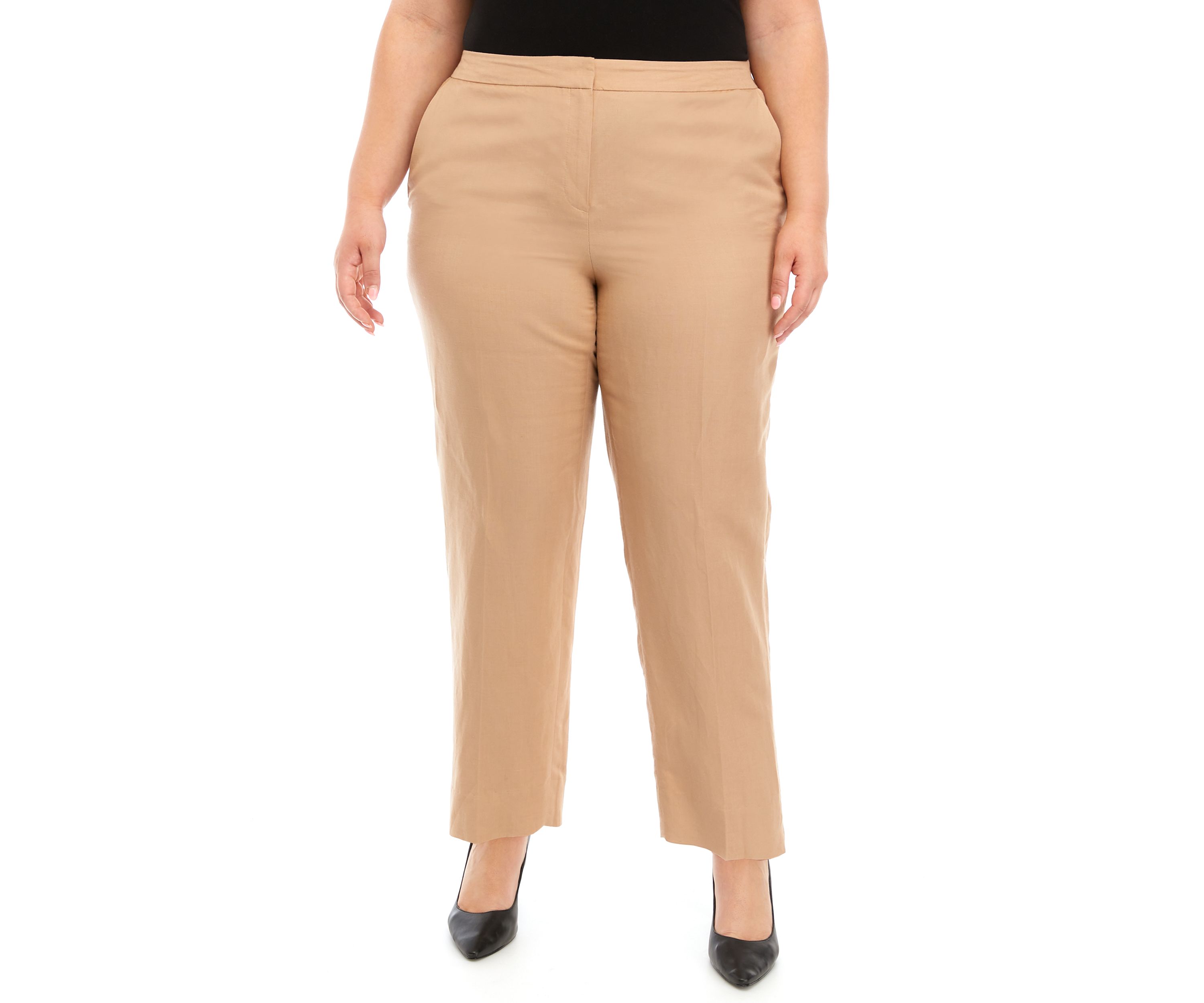 Plus Size Linen Pants 
