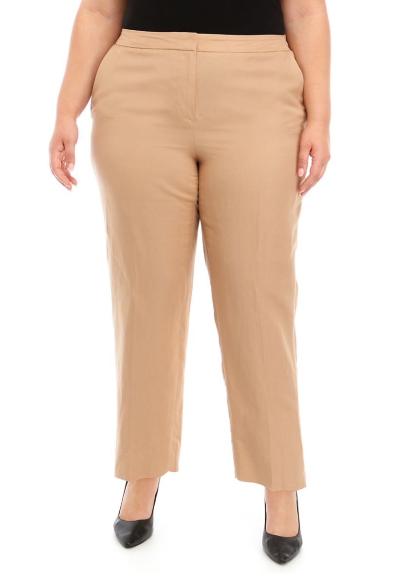 Plus Size Linen Pants 