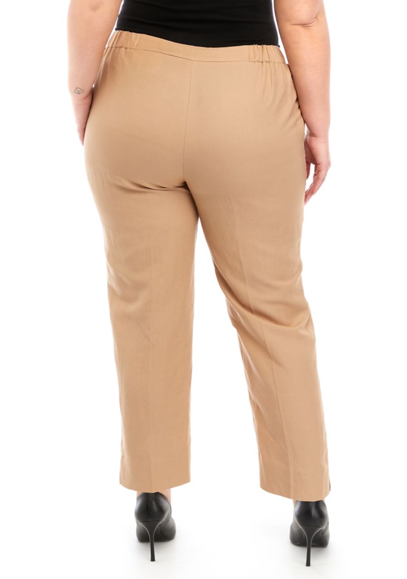 Plus Size Linen Pants 