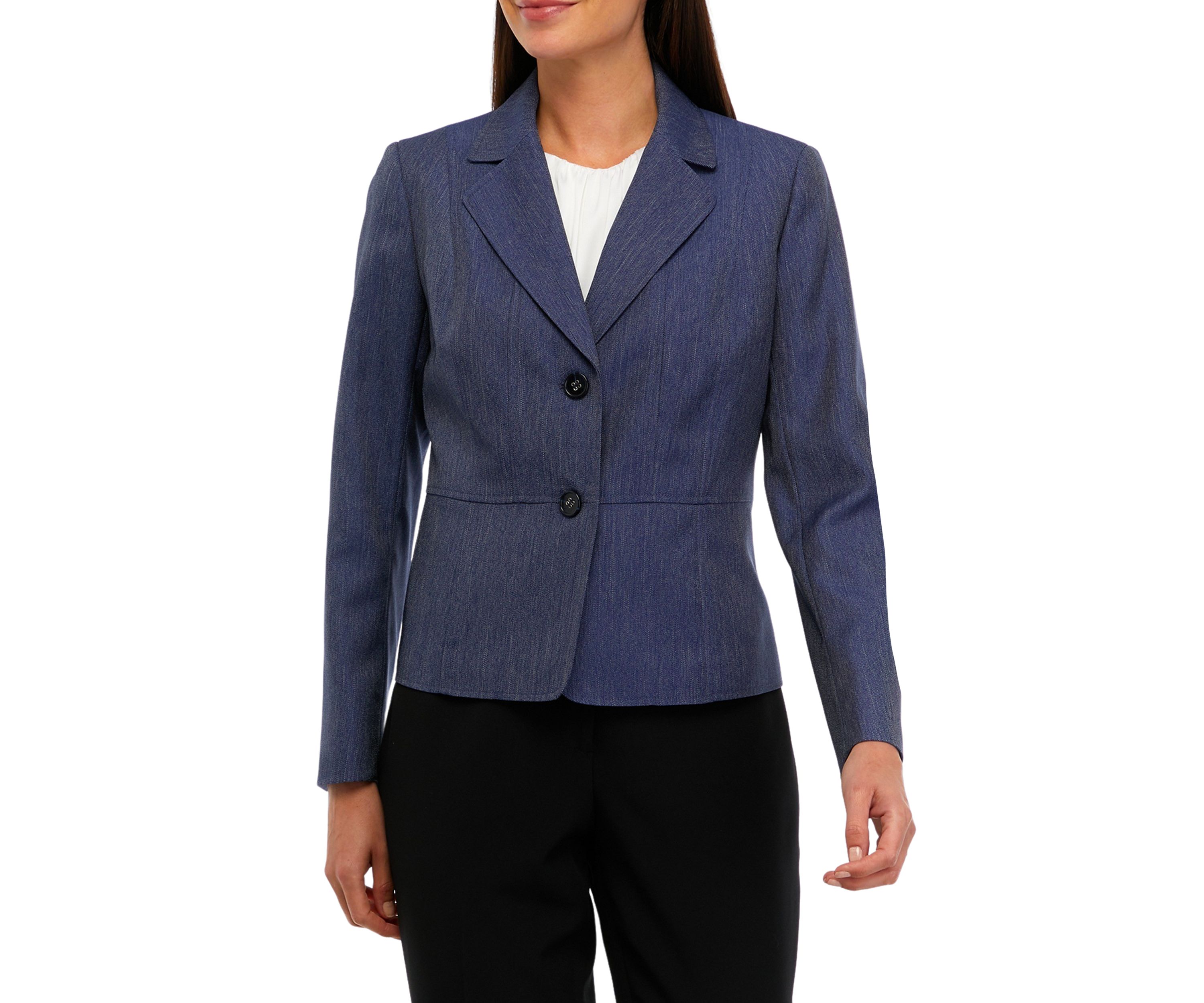 Womens Seamed 2 Button Jacket 