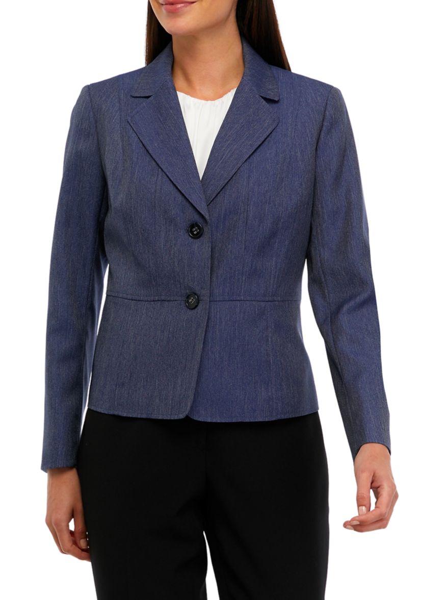 Womens Seamed 2 Button Jacket 
