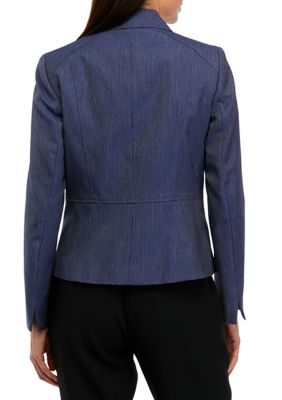 Kasper Blazer Jacket Size 14 Blue Three Button Lined Office Career  Classicore – ASA College: Florida