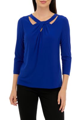 Belk Women's MLB Chicago Cubs Accolade V-Neck Top