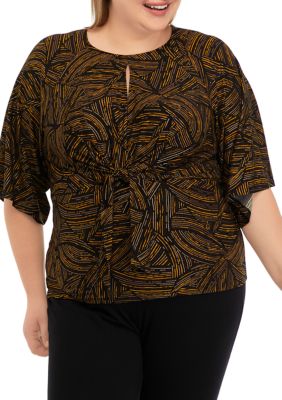 Plus Size shirt ruffled blouse work attire plus size tops tunic