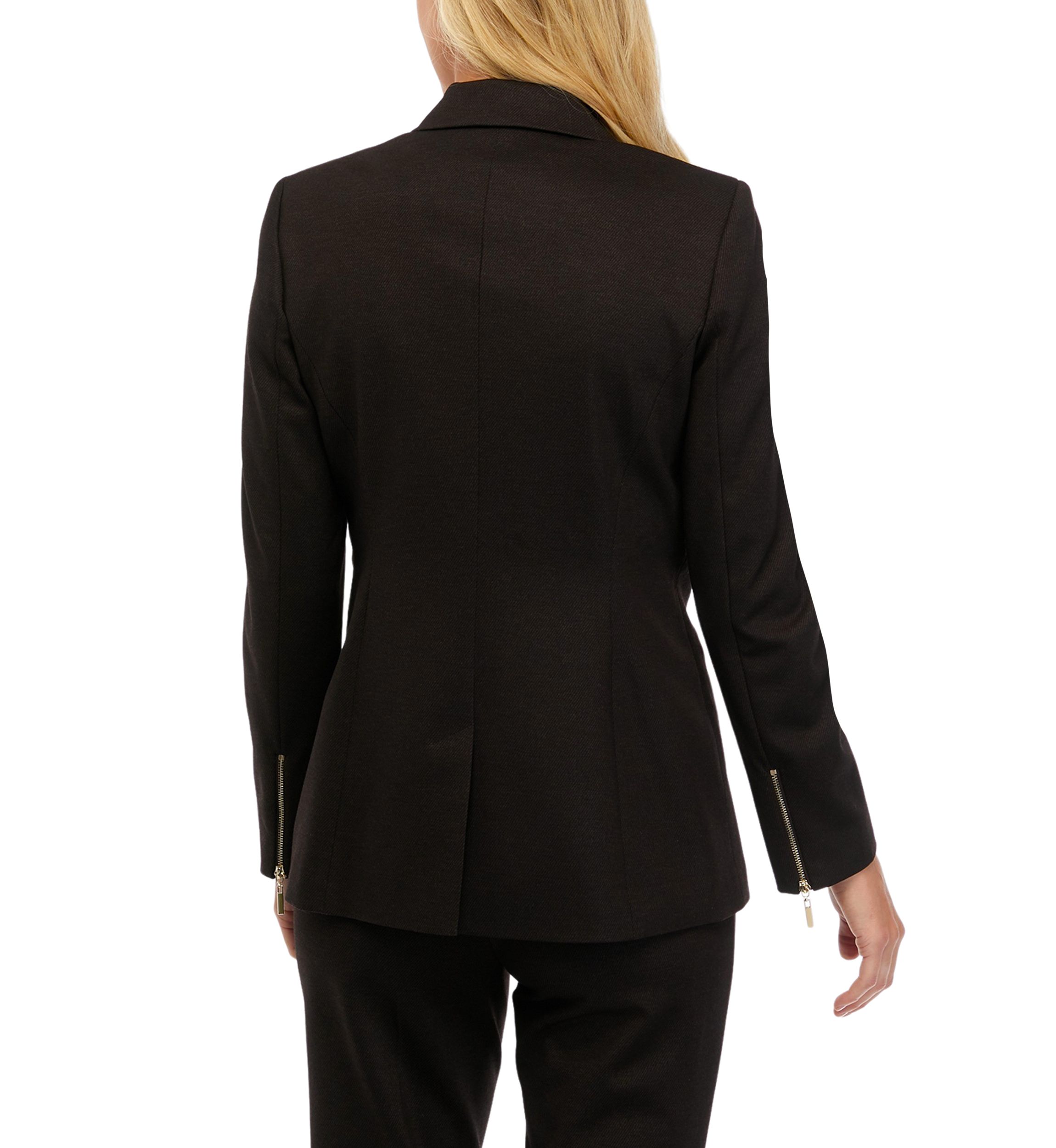 Womens One Button Ponte Jacket